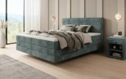 Boxspringbett Elara mit Schwebeoptik in Cord