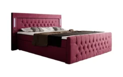 Boxspringbett Elegance mit LED, USB und Stauraum