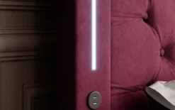 Boxspringbett Elegance mit LED, USB und Stauraum