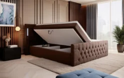 Boxspringbett Elegance mit LED, USB und Stauraum