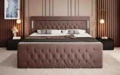 Boxspringbett Elegance mit LED, USB und Stauraum