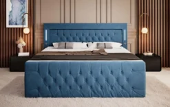 Boxspringbett Elegance mit LED, USB und Stauraum