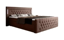 Boxspringbett Elegance mit LED, USB und Stauraum