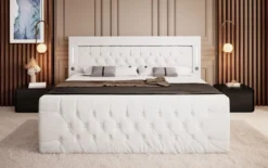 Boxspringbett Elegance mit LED, USB und Stauraum