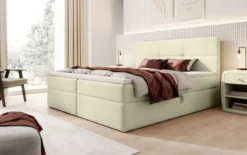 Boxspringbett Eleonora Bouclé mit Stauraum