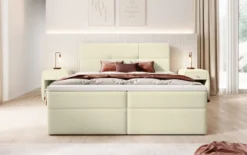 Boxspringbett Eleonora Bouclé mit Stauraum