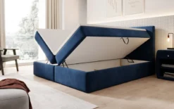 Boxspringbett Eleonora Samt mit Stauraum