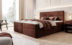 Boxspringbett Eleonora Samt mit Stauraum