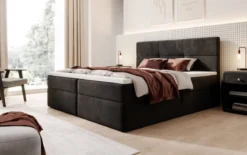 Boxspringbett Eleonora Samt mit Stauraum