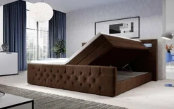 Boxspringbett Gloria mit LED und Stauraum