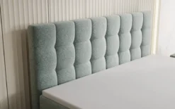 Boxspringbett Grandé in Strukturstoff mit Stauraum