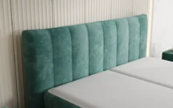 Boxspringbett Ines in Cord mit Stauraum