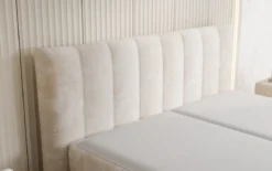 Boxspringbett Ines in Cord mit Stauraum