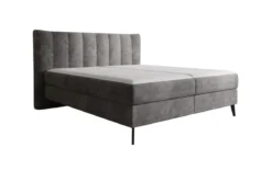 Boxspringbett Ines in Cord mit Stauraum