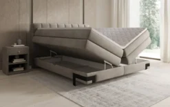 Boxspringbett Isabell mit Stauraum in Samt