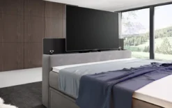 Boxspringbett Jupiter mit TV Lift, RGB und Stauraum