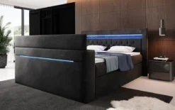 Boxspringbett Jupiter mit TV Lift, RGB und Stauraum