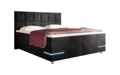 Boxspringbett Lea mit LED (Samt)