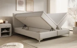 Boxspringbett Leona Kunstleder mit Stauraum