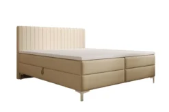 Boxspringbett Leona Kunstleder mit Stauraum