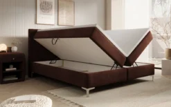 Boxspringbett Leona Samt mit Stauraum