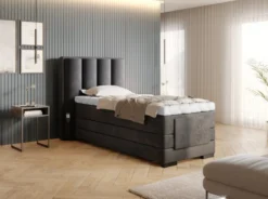 Boxspringbett Liano Samt 90x200 elektrisch verstellbar