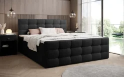 Boxspringbett Luxor Bouclé mit Stauraum
