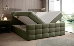 Boxspringbett Luxor Bouclé mit Stauraum