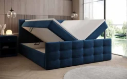Boxspringbett Luxor Samt mit Stauraum