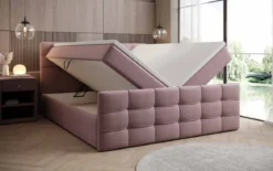 Boxspringbett Luxor Stoff mit Stauraum