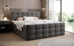 Boxspringbett Luxor Stoff mit Stauraum