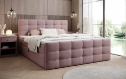 Boxspringbett Luxor Stoff mit Stauraum