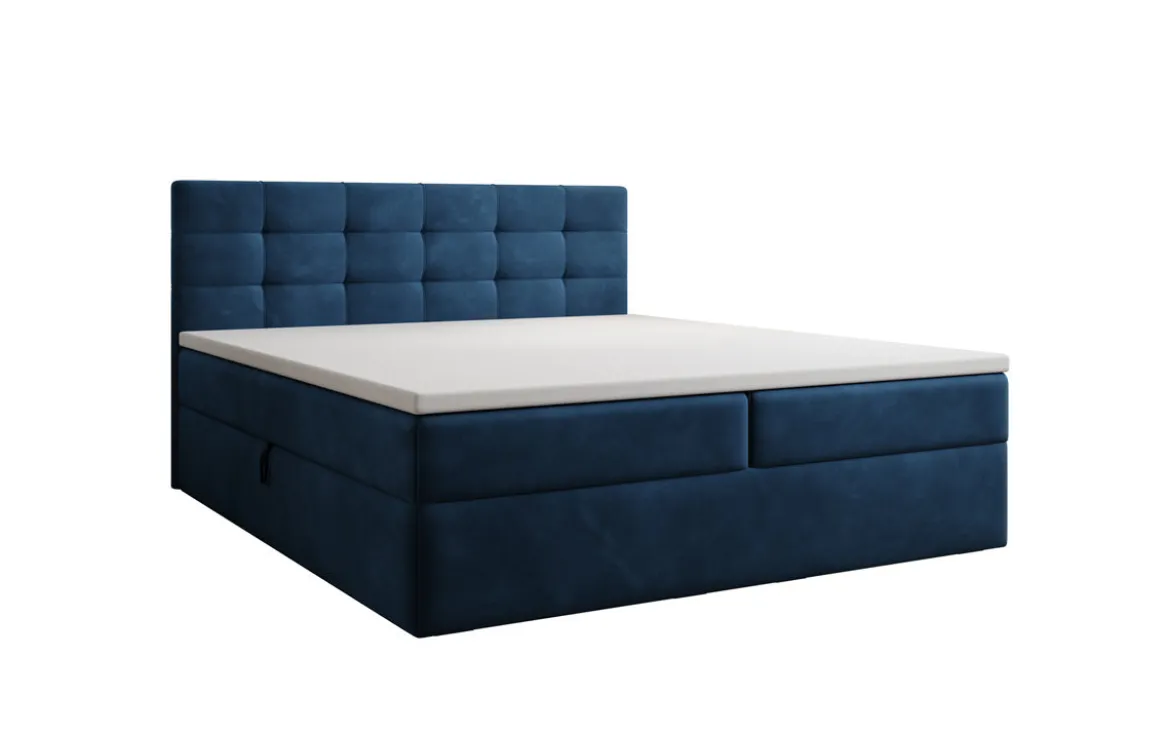 Boxspringbett Lux Samt mit Stauraum
