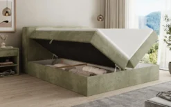 Boxspringbett Marea in Cord mit Stauraum