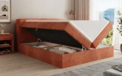 Boxspringbett Marea in Cord mit Stauraum