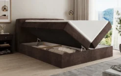 Boxspringbett Marea in Cord mit Stauraum