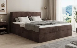 Boxspringbett Marea in Cord mit Stauraum