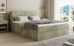 Boxspringbett Marea in Cord mit Stauraum