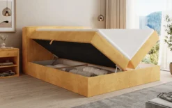 Boxspringbett Marea in Cord mit Stauraum