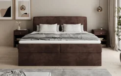 Boxspringbett Marea in Cord mit Stauraum
