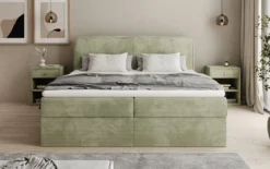 Boxspringbett Marea in Cord mit Stauraum