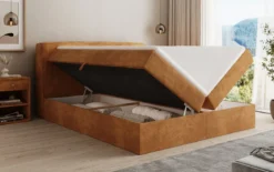 Boxspringbett Marea in Cord mit Stauraum