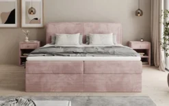 Boxspringbett Marea in Cord mit Stauraum