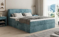 Boxspringbett Marea in Cord mit Stauraum