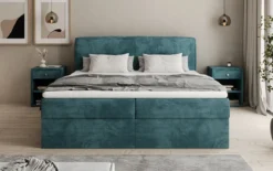 Boxspringbett Marea in Cord mit Stauraum