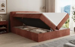Boxspringbett Marea in Cord mit Stauraum