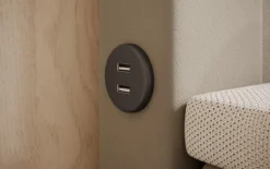 Boxspringbett Minera mit LED, USB und Stauraum