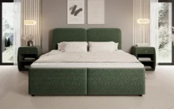 Boxspringbett Mira in Strukturstoff mit Stauraum