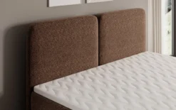 Boxspringbett Mira in Strukturstoff mit Stauraum
