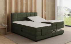 Boxspringbett Monaco - elektrisch verstellbar in Stoff